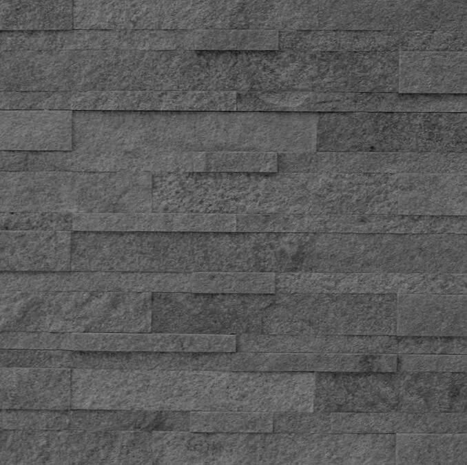 Steenstrip 3D Met Kleeflaag Natuursteen Antraciet 1 Steenstrip 3D Met Kleeflaag Natuursteen Antraciet