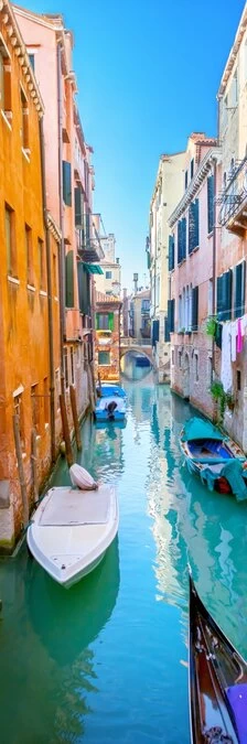 SALE: Muursticker/deursticker Venetie 45x200cm (BxL)