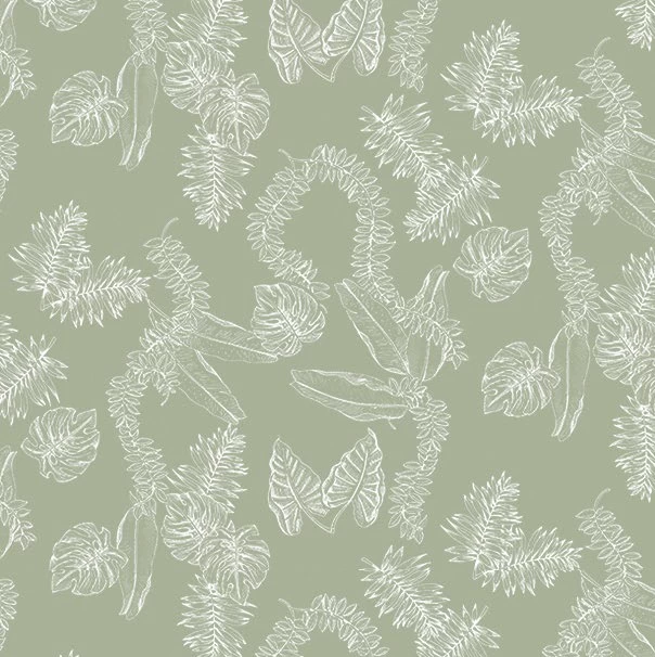 Plakfolie Jungle Bali Groen (45cm) 1 Plakfolie Jungle Bali Groen (45cm)