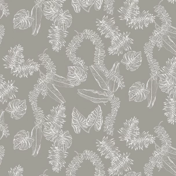 Plakfolie Jungle Bali Grey (45cm) 1 Plakfolie Jungle Bali Grey (45cm)