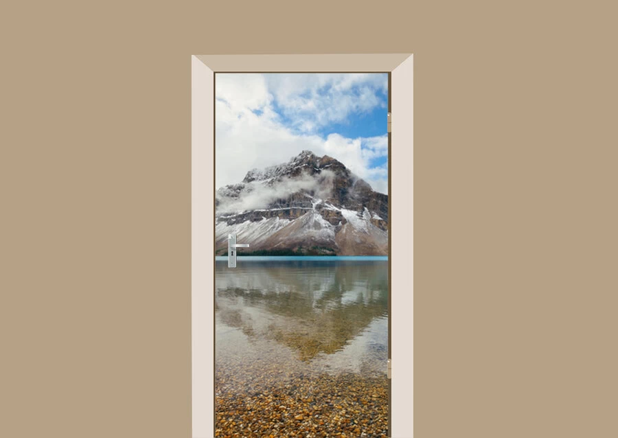 Deursticker Bergen 1 Deursticker Bergen