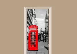 Deursticker Londen Telefooncel