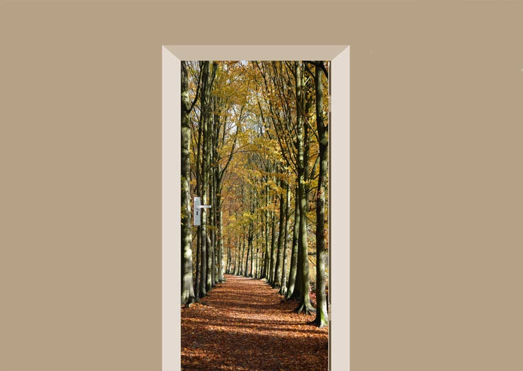 Deursticker Bospad 1 Deursticker Bospad