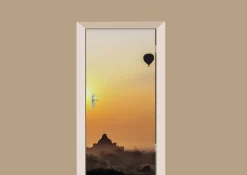 Deursticker Luchtballon