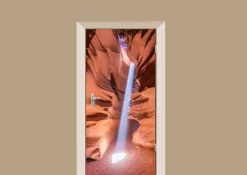 Deursticker Zonnestraal Door De Grand Canyon