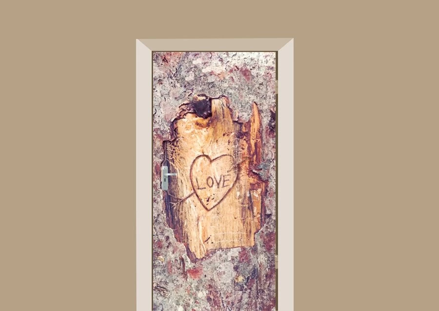 Deursticker Lovetree 1 Deursticker Lovetree