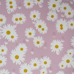 Plakfolie Madeliefje Roze (45cm)