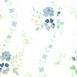 Plakfolie Brocant Roosje Blauw (45cm)