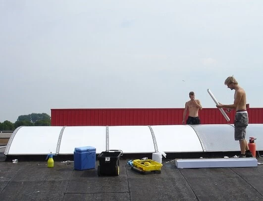 Zonwerend Raamfolie Dakkoepel, Lichtstraat, Polycarbonaat (101cm) 4 Zonwerend Raamfolie Dakkoepel, Lichtstraat, Polycarbonaat (101cm) - Afbeelding 4