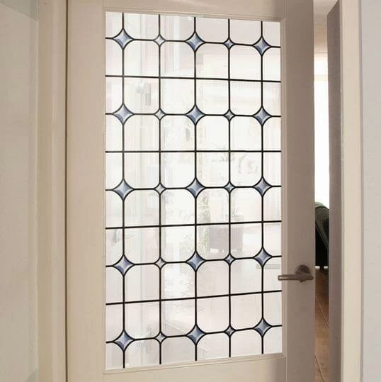 Raamfolie Glas In Lood Wit (45cm) 1 Raamfolie Glas In Lood Wit (45cm)