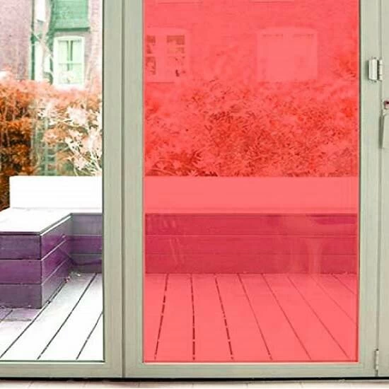 Aslan Raamfolie Transparant Rood RAL 3020 (125cm) 1 Aslan Raamfolie Transparant Rood RAL 3020 (125cm)