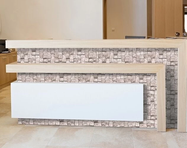 Plakfolie Stenen Grijs Mat (122cm Breed) 2 Plakfolie Stenen Grijs Mat (122cm Breed) - Afbeelding 2