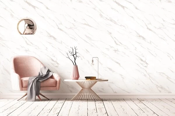 Plakfolie Marmer Mat (122cm Breed) 2 Plakfolie Marmer Mat (122cm Breed) - Afbeelding 2