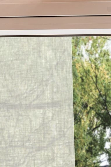 Statisch Raamfolie Linnenlook Creme (46cm) 2 Statisch Raamfolie Linnenlook Creme (46cm) - Afbeelding 2