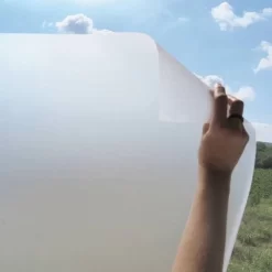 Statisch Raamfolie Gezandstraald 46cm (geschikt Voor Dubbel, HR+ En HR++ Glas)