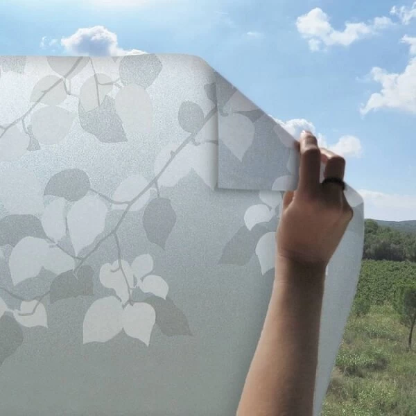 Statisch Raamfolie Bladeren 46cm (geschikt Voor Dubbel, HR+ En HR++ Glas) 1 Statisch Raamfolie Bladeren 46cm (geschikt Voor Dubbel, HR+ En HR++ Glas)