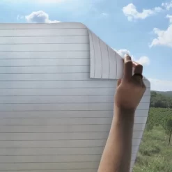 Statisch Raamfolie Lijnen 46cm (geschikt Voor Dubbel, HR+ En HR++ Glas)