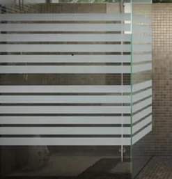 Statisch Raamfolie Office Strepen (geschikt Voor Dubbel, HR+ En HR++ Glas) (46cm) -Plakfolie Webshop 1979170560