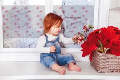 Statisch Raamfolie Wolkjes Roze (46cm) 5 Statisch Raamfolie Wolkjes Roze (46cm) -Plakfolie Webshop 1979170761