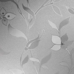 Statisch Raamfolie Veldbloemen (45cm) 1 Statisch Raamfolie Veldbloemen (45cm)