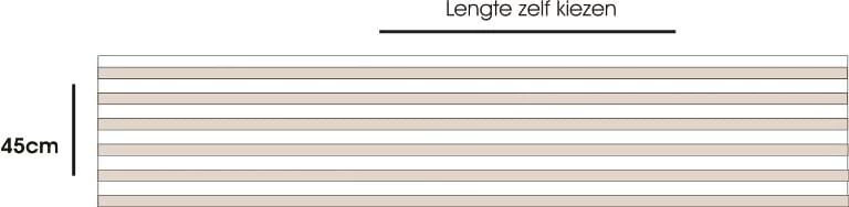 Statisch Raamfolie Strepen (45cm) 2 Statisch Raamfolie Strepen (45cm) - Afbeelding 2
